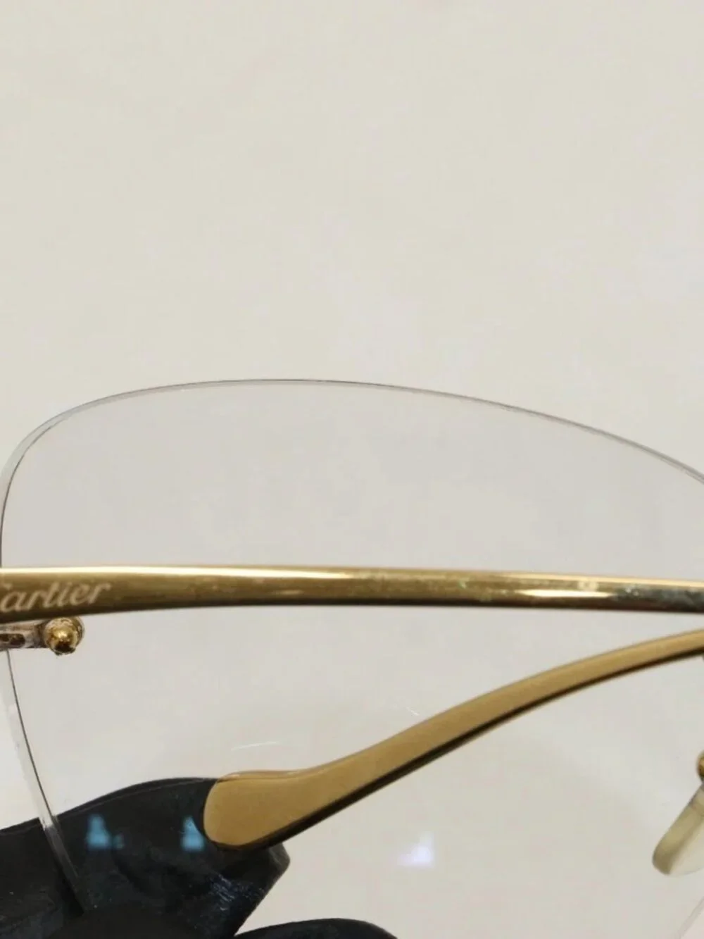 Cartier Panthère De Cartier Eyeglasses CT0032RS 001 60-18-130 *READ*